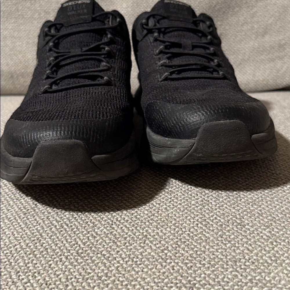 Skechers D’LUX Walker Black Comfort Walkers 10 Extra wide - Picture 7 of 10